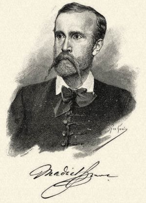 Morelli Gusztáv fametszete 1890-ből