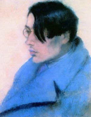 Rippl-Rónai József festménye Szabó Lőrincről (1923) <br> Wikipedia